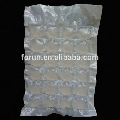 24 Cubes Blue Color Disposable LDPE Plastic Self-sealed Ice Cube Bags