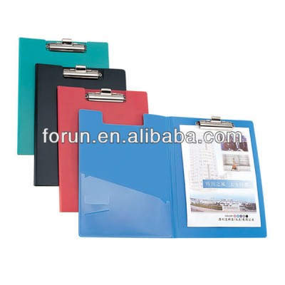 Factory clear plastic folder sheet protectors/file holder/pp folder with notepad