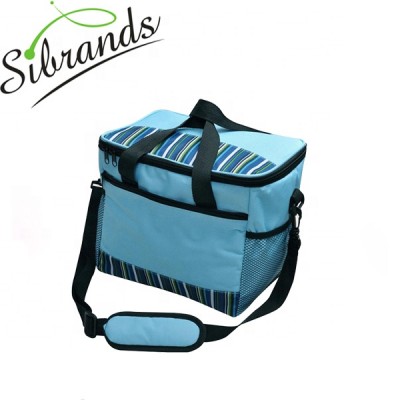 Fashion Folding Polyester Pinic Lunch Cooler Bag For Food/ice cooler bag